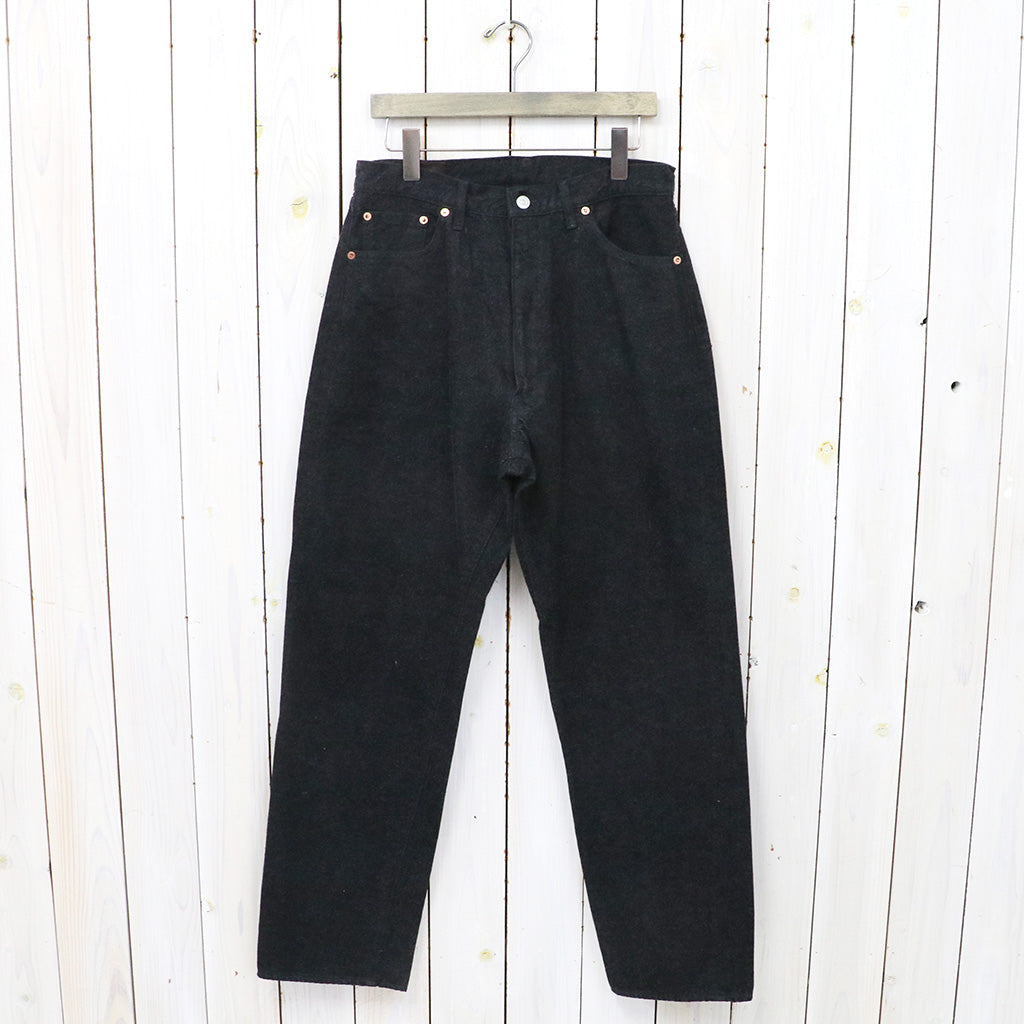 Kaptain Sunshine『5P Zipper Front Denim Pants』(BLACK ONE WASH