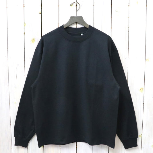 Kaptain Sunshine : Suvin Supima Tube L/S Tee Heavy (INK BLACK)