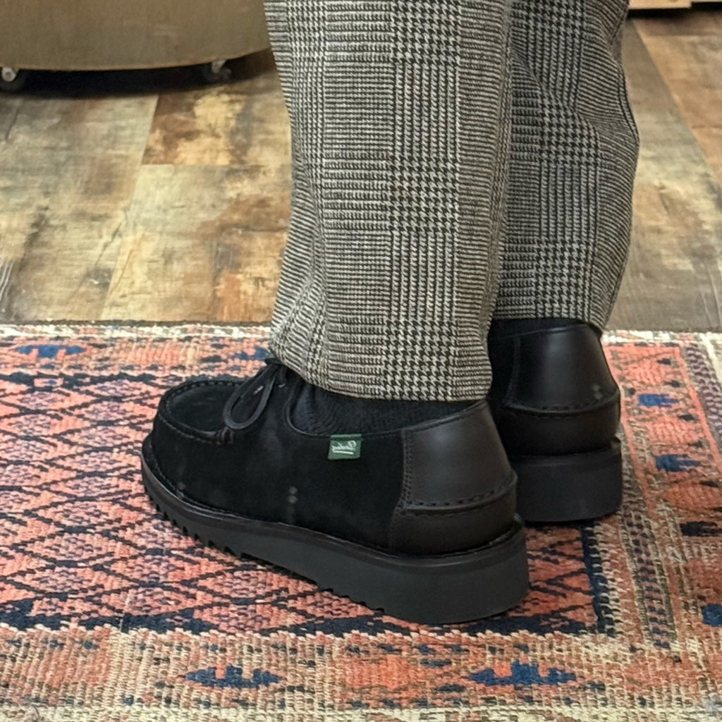 Kaptain Sunshine : Domingue Suede Made by PARABOOT (Black)