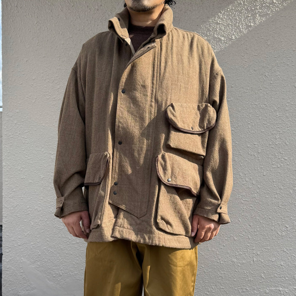 Kaptain Sunshine : Wool Serge Hunter Jacket (TOP CAB BROWN)