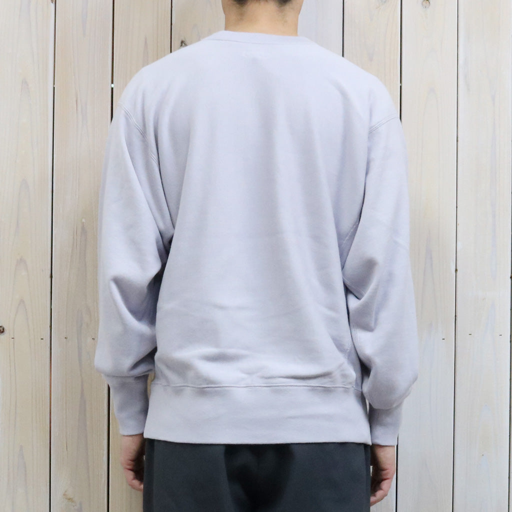 【SALE30%OFF】Kaptain Sunshine : Loopwheel Sweat Crewneck P/O (LILAC)
