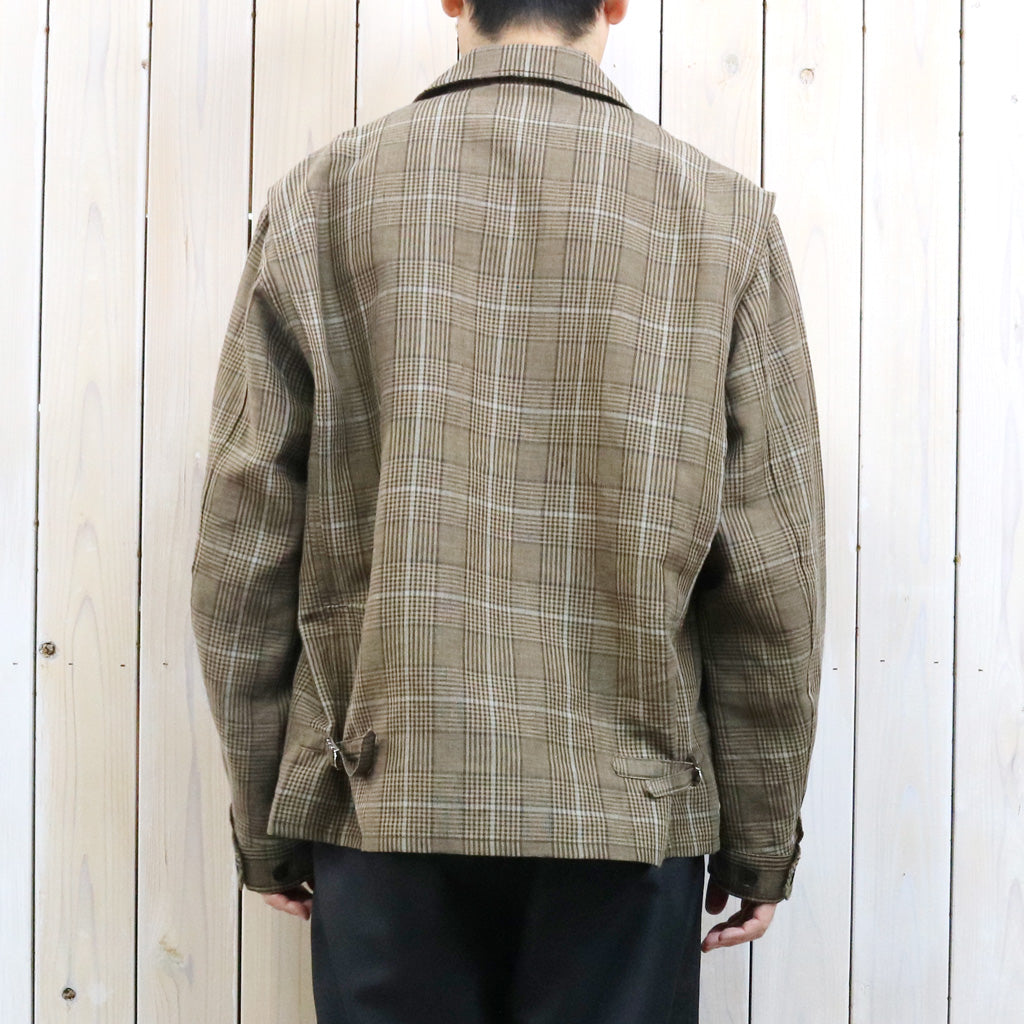 【SALE30%OFF】Kaptain Sunshine : Fly Blouson (BROWN PLAID)