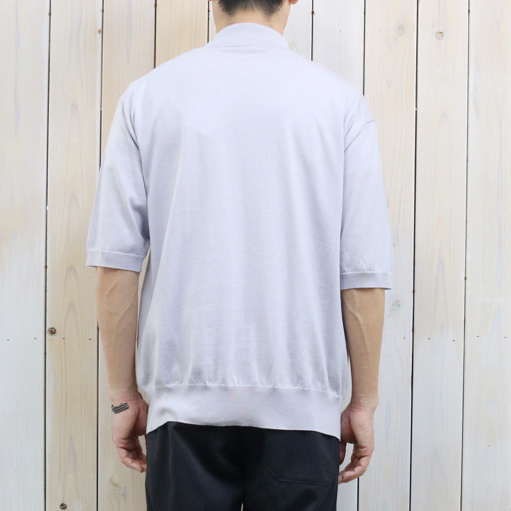 【SALE30%OFF】Kaptain Sunshine : Cotton Knit Poloshirt (LILAC)