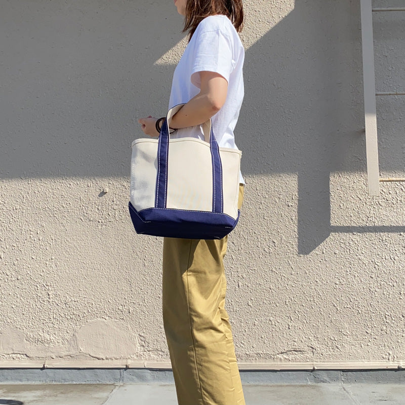 L.L.Bean『Boat & Tote Bag-Open Top(Small)』(Blue Trim)