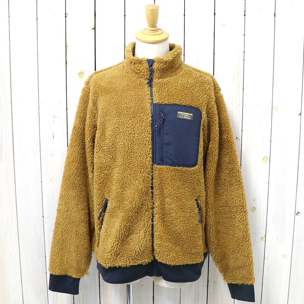 L.L.Bean『Sherpa Fleece Jacket』(Antique Gold/Carbon Navy)