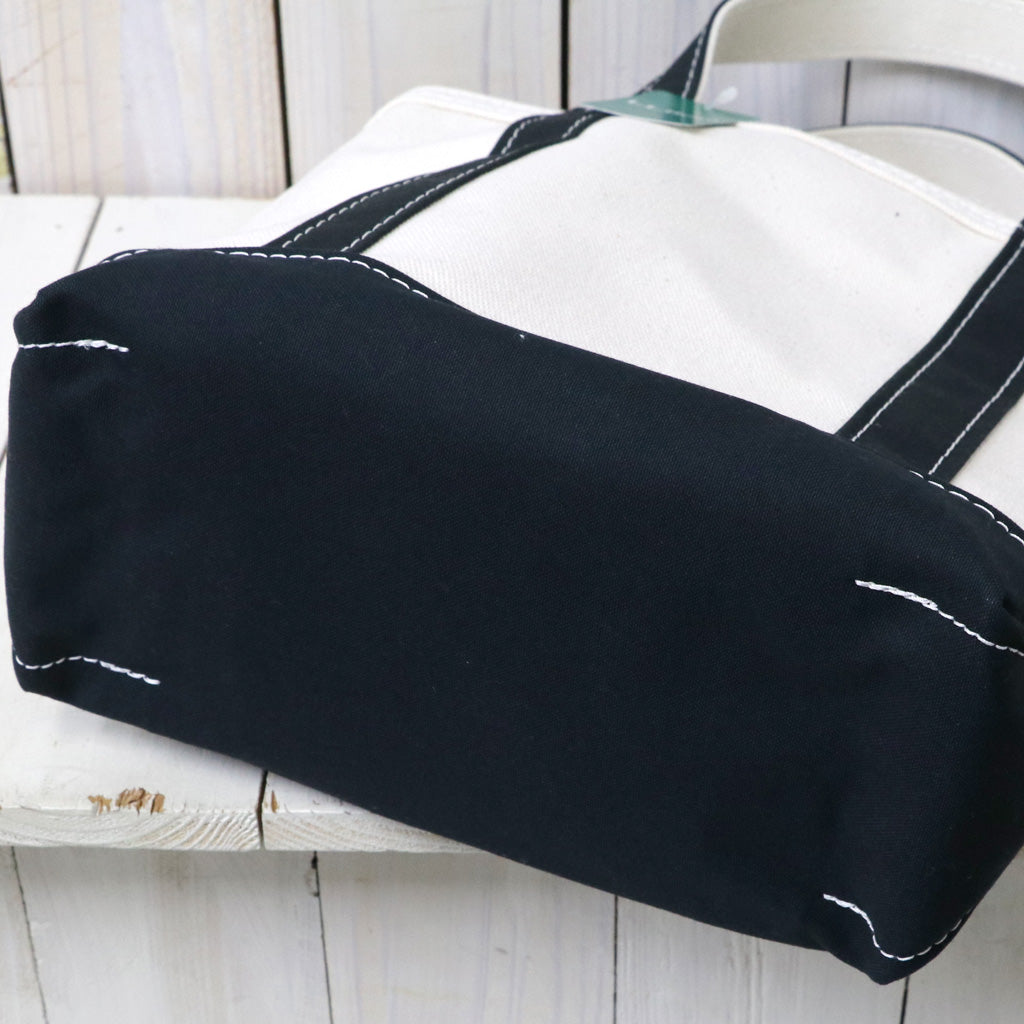 L.L.Bean : Boat & Tote Bag-Zip Top(Small) (Black)