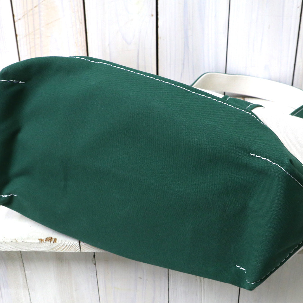 L.L.Bean : Boat & Tote Bag-Zip Top(Medium) (Dark Green)