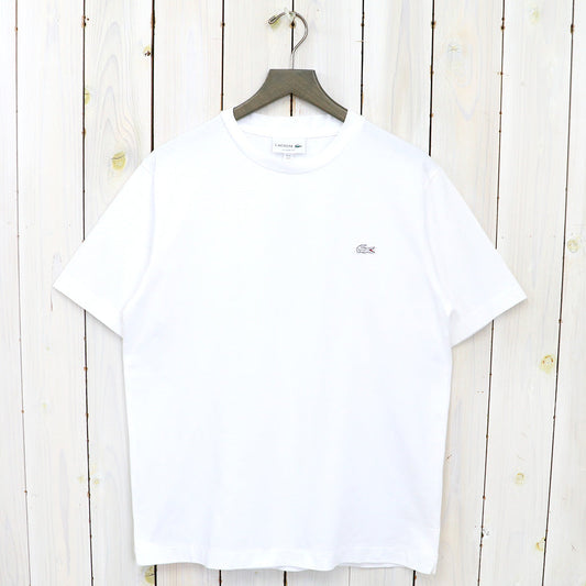 LACOSTE『クルーネックTシャツ』(WHITE)