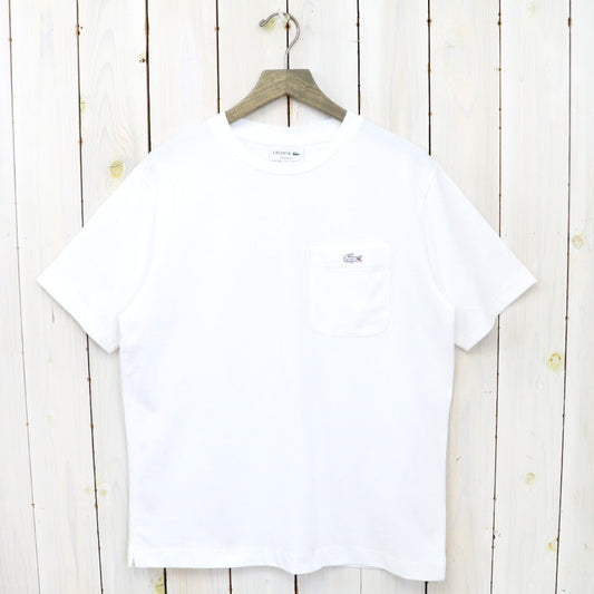 LACOSTE『ポケットTシャツ』(WHITE)