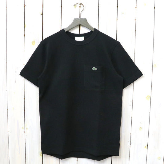 LACOSTE『BIG PIQUE ポケットTシャツ』(BLACK)