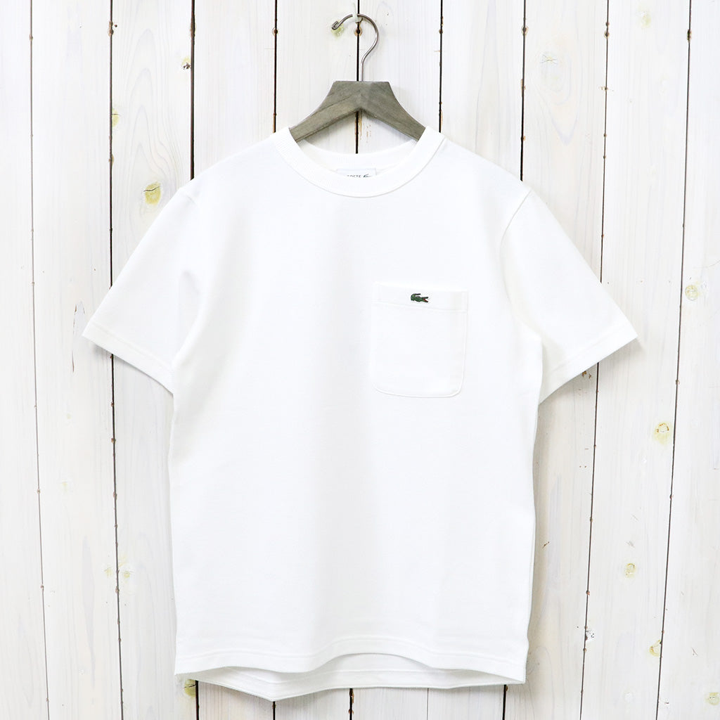 LACOSTE『BIG PIQUE ポケットTシャツ』(WHITE)