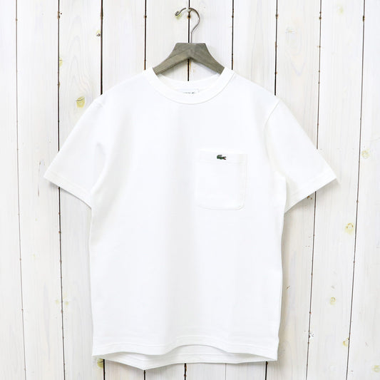 LACOSTE『BIG PIQUE ポケットTシャツ』(WHITE)