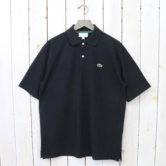 LACOSTE『オーバーサイズ ポロシャツ』(BLACK)