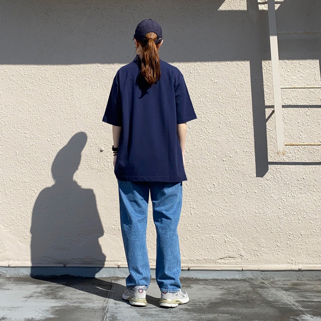 LACOSTE『オーバーサイズ ポロシャツ』(NAVY)