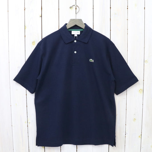 LACOSTE『オーバーサイズ ポロシャツ』(NAVY)
