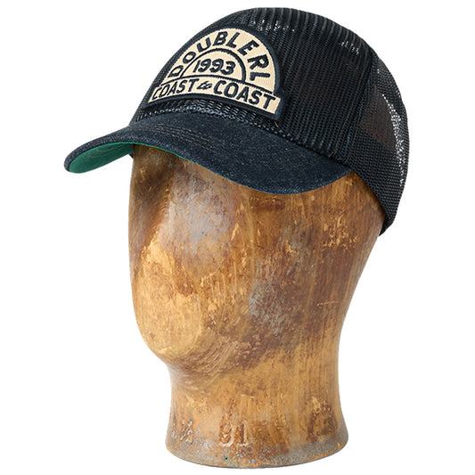 Double RL : DENIM-BILL MESH TRUCKER CAP (NAVY)