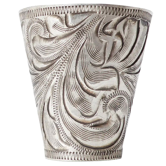 Double RL : ENGRAVED BANDANNA SLIDER (SILVER)