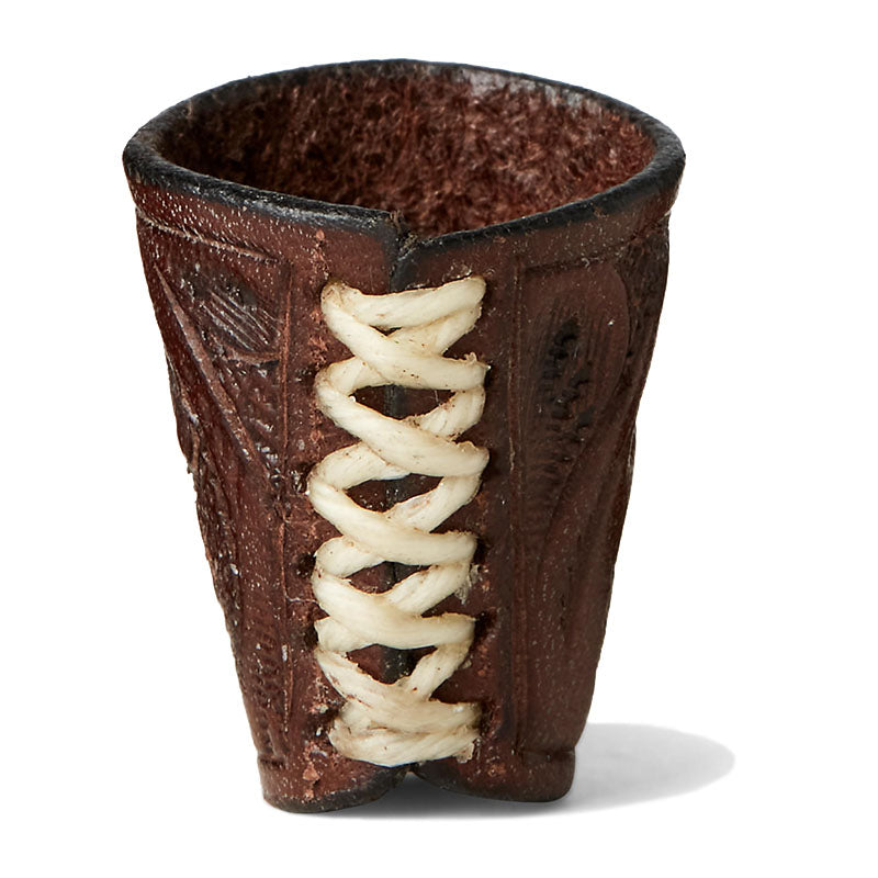 Double RL : HAND-TOOLED LEATHER BANDANNA SLIDER