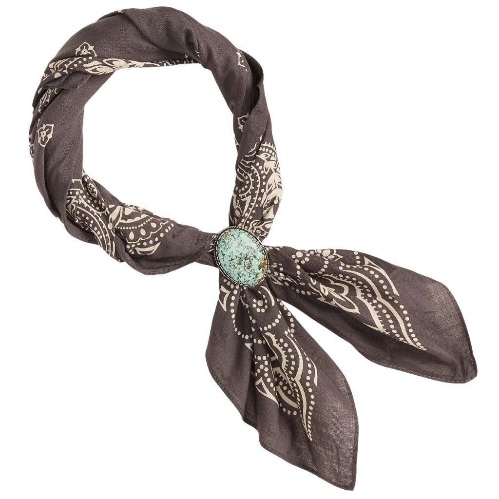 Double RL : TURQUOISE BANDANNA SLIDER