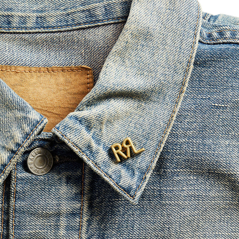 Double RL : BRASS LOGO PIN