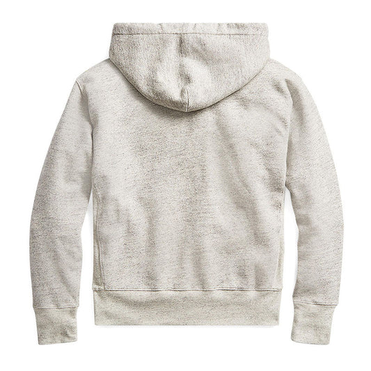 Double RL : FLEECE HOODIE (ATHLETIC GREY HEATHER)