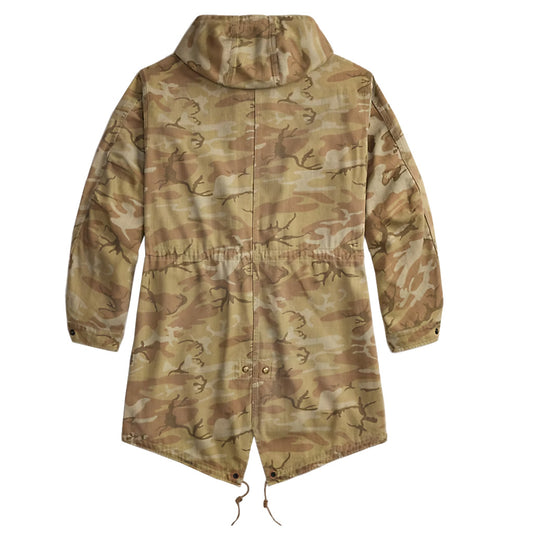 Double RL : DOUBLE-SIDED CAMO TWILL PARKA