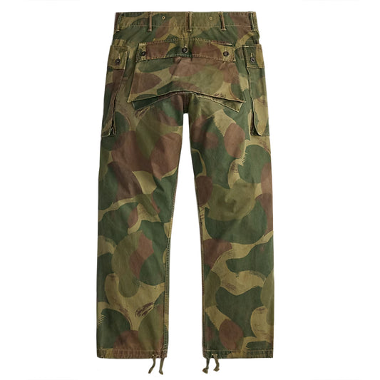Double RL : CAMO POPLIN CARGO FIELD PANT