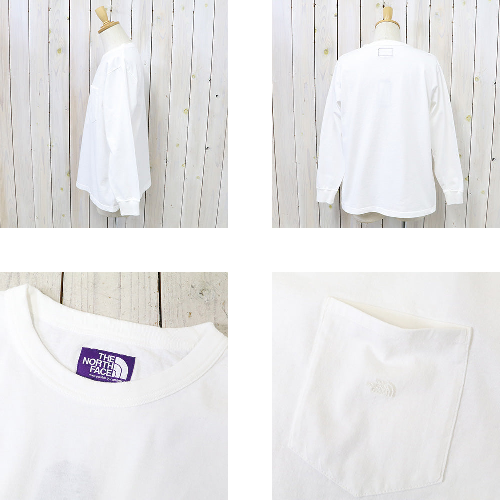 THE NORTH FACE PURPLE LABEL『7oz Long Sleeve Pocket Tee』(Off White)