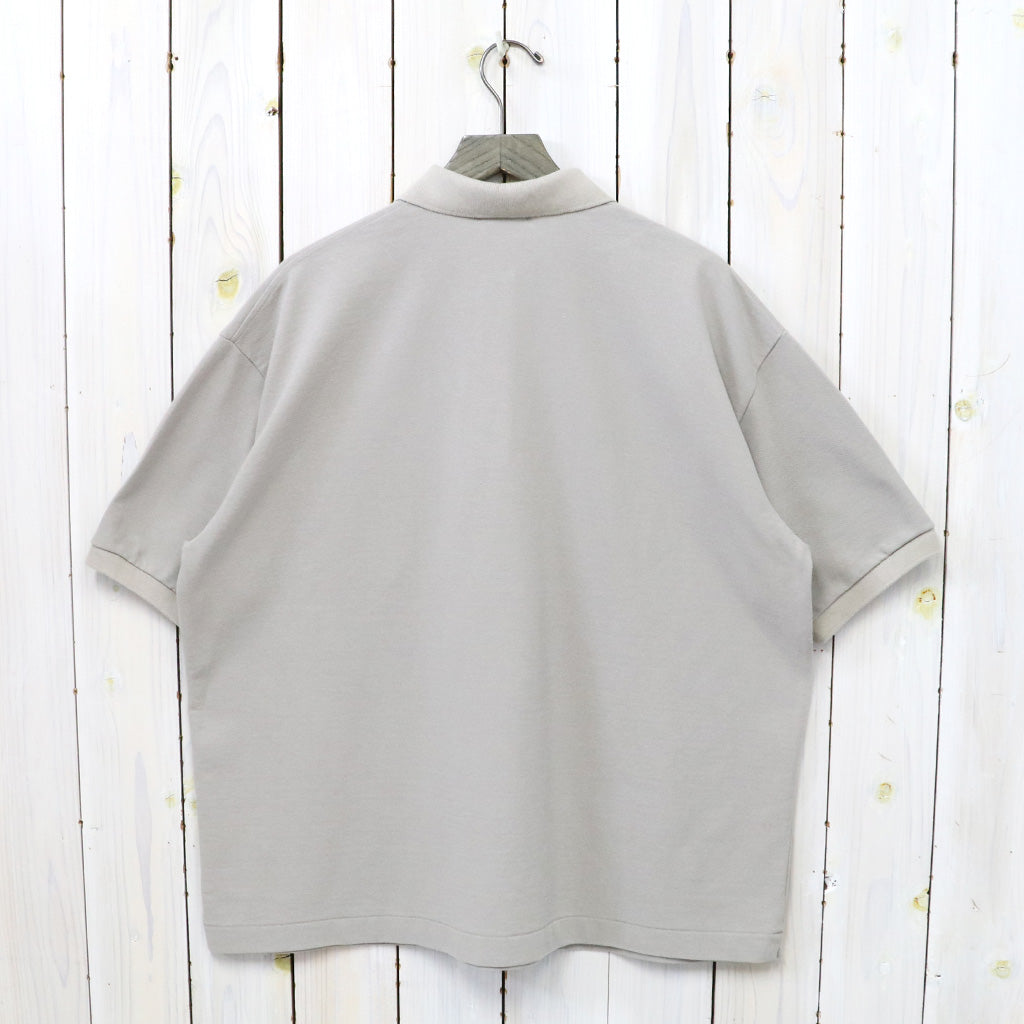 nanamica『S/S Polo Shirt』(Light Gray)