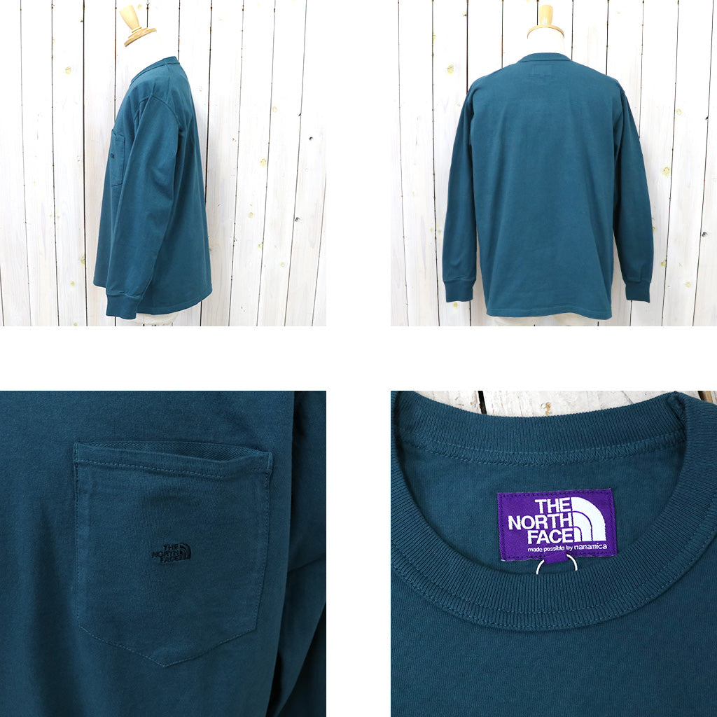 THE NORTH FACE PURPLE LABEL『7oz Long Sleeve Pocket Tee』(Bottle Green)