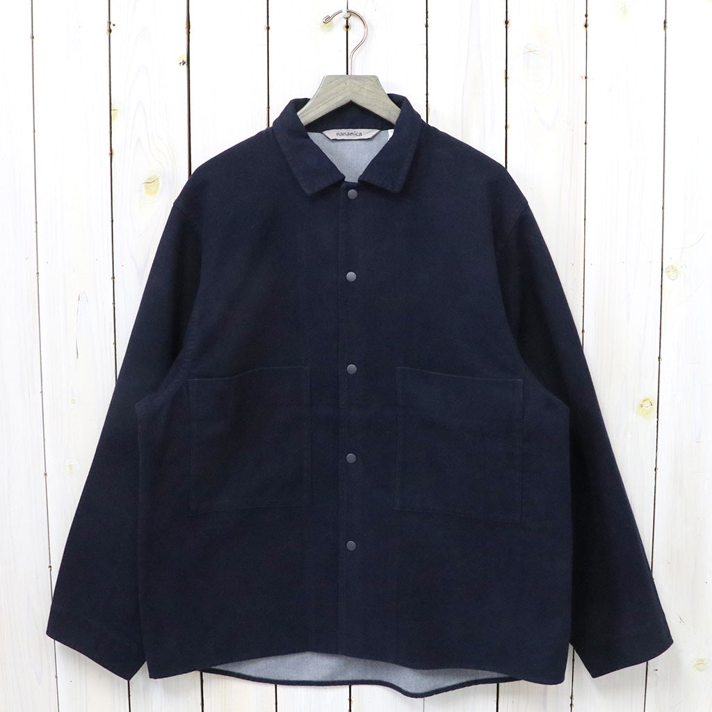 nanamica『Flannel ODU Jacket』(Dark Navy) – Reggieshop