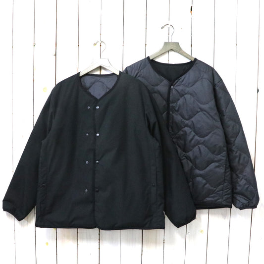nanamica『Reversible Down Cardigan』(Black)