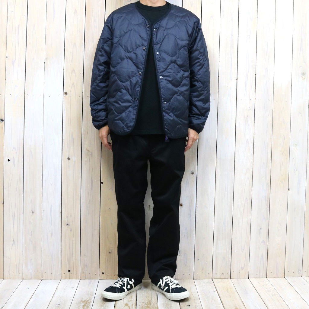 nanamica『Reversible Down Cardigan』(Navy)