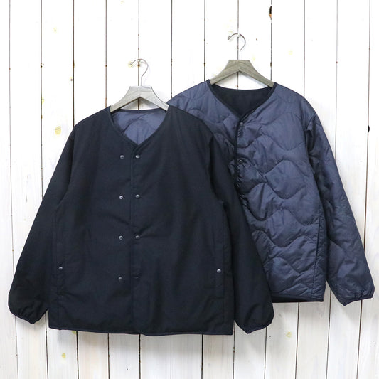 nanamica『Reversible Down Cardigan』(Navy)