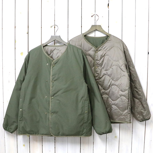 nanamica『Reversible Down Cardigan』(Khaki Beige)