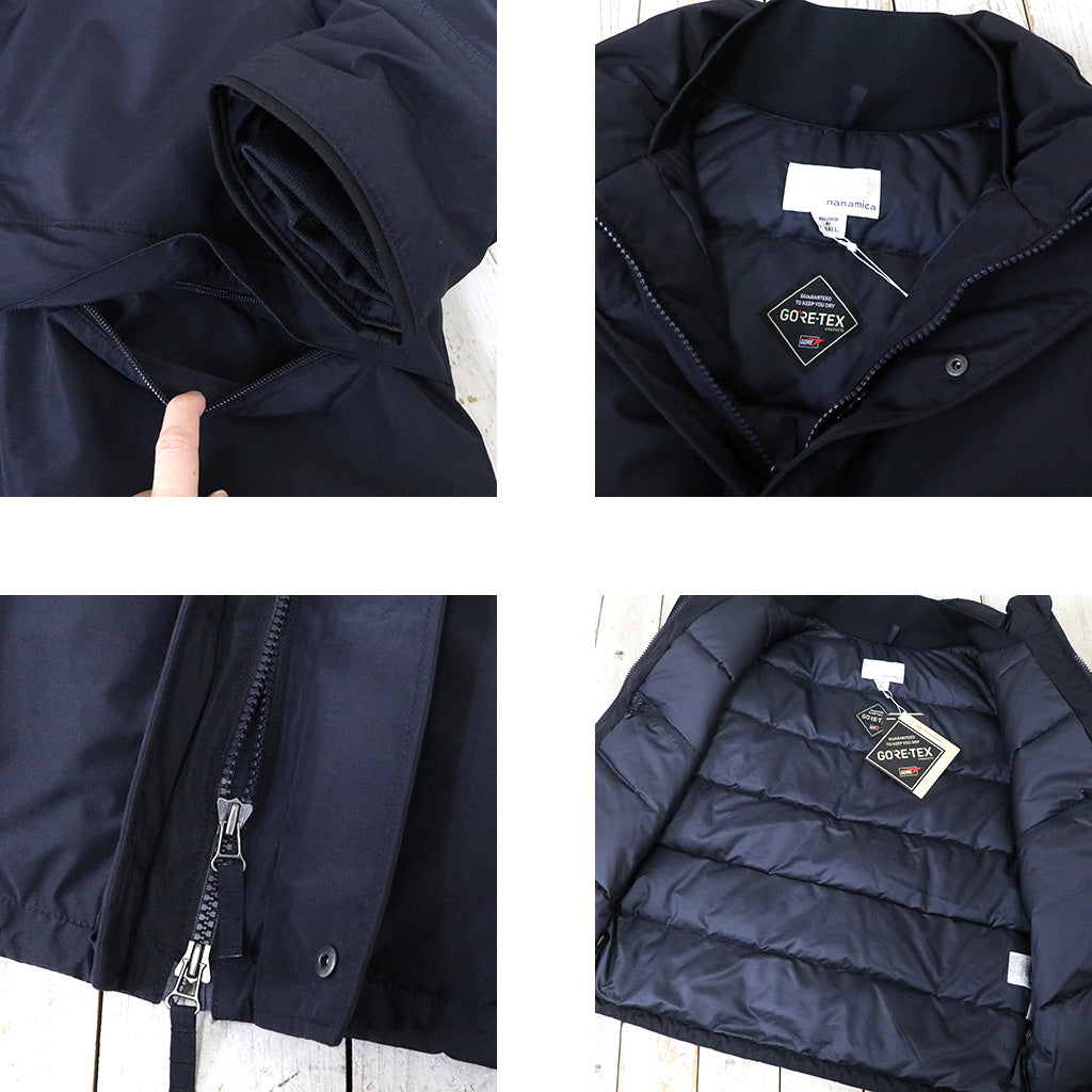 nanamica『GORE-TEX Short Down Jacket』(Navy)