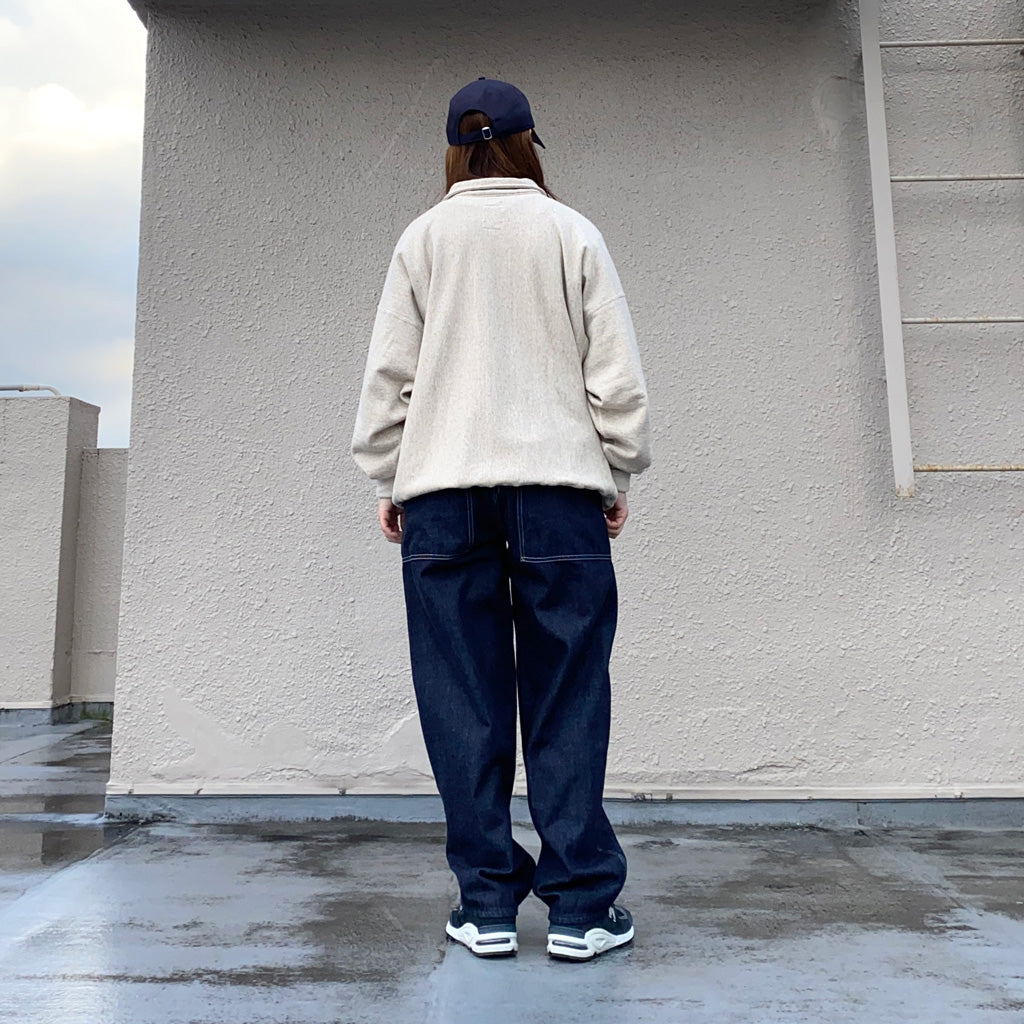 nanamica『Half Zip-Up Sweat』(Ecru)