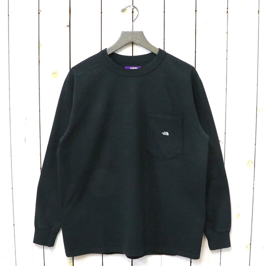 THE NORTH FACE PURPLE LABEL『7oz Long Sleeve Pocket Tee』(Black/Off White)