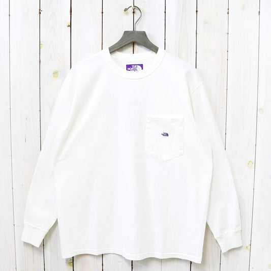 THE NORTH FACE PURPLE LABEL『7oz Long Sleeve Pocket Tee』(Off White/Purple)