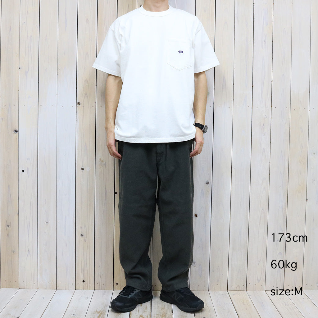 THE NORTH FACE PURPLE LABEL『7oz Pocket Tee』(Off White/Purple)