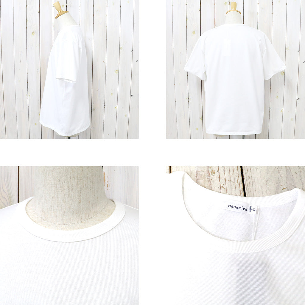 nanamica『COOLMAX Jersey Tee』(White)