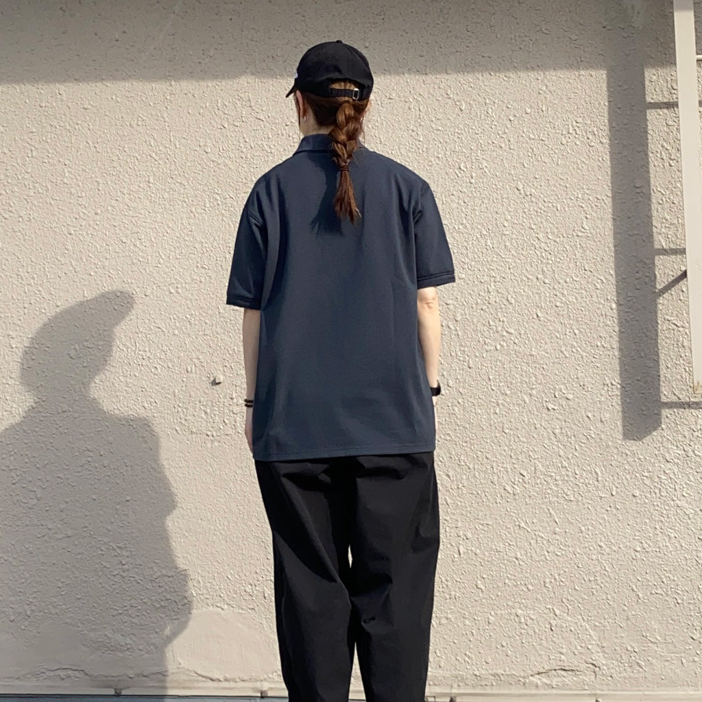 THE NORTH FACE PURPLE LABEL『Moss Stitch Field Short Sleeve Polo』(Asphalt Gray)