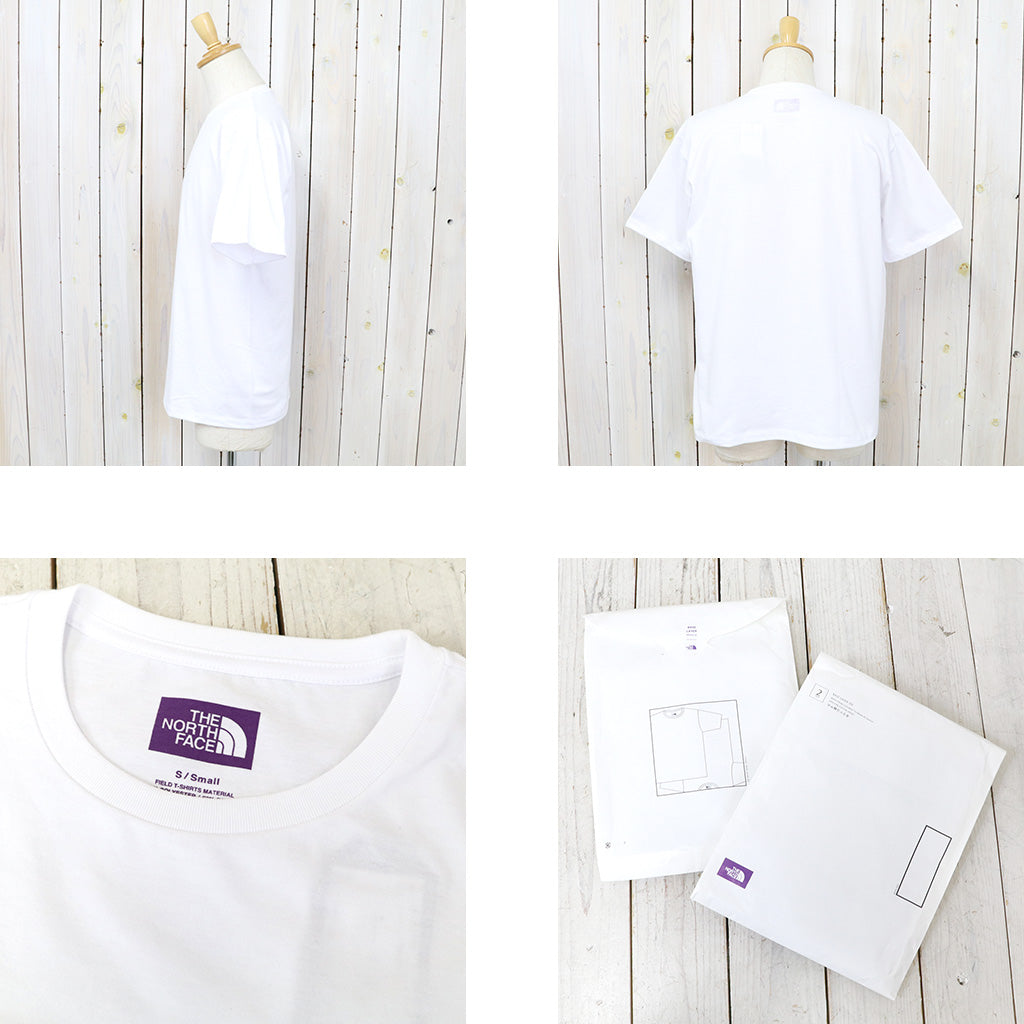 THE NORTH FACE PURPLE LABEL『Pack Field Tee』(White/Black)