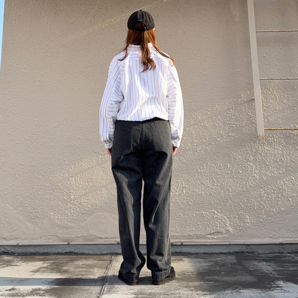 nanamica『Wide Denim Pants』(Gray) (S25SC086)