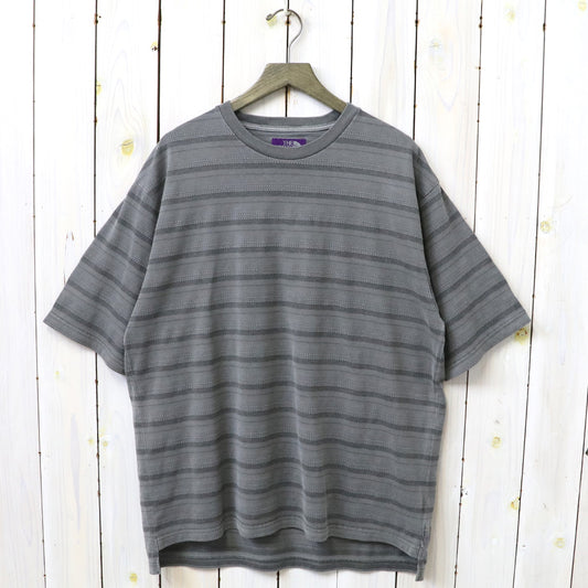 THE NORTH FACE PURPLE LABEL『Jacquard Field Tee』(Asphalt Gray)