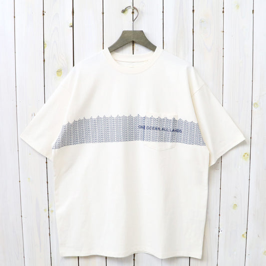 nanamica『OOAL Graphic Pocket Tee』(Ivory)