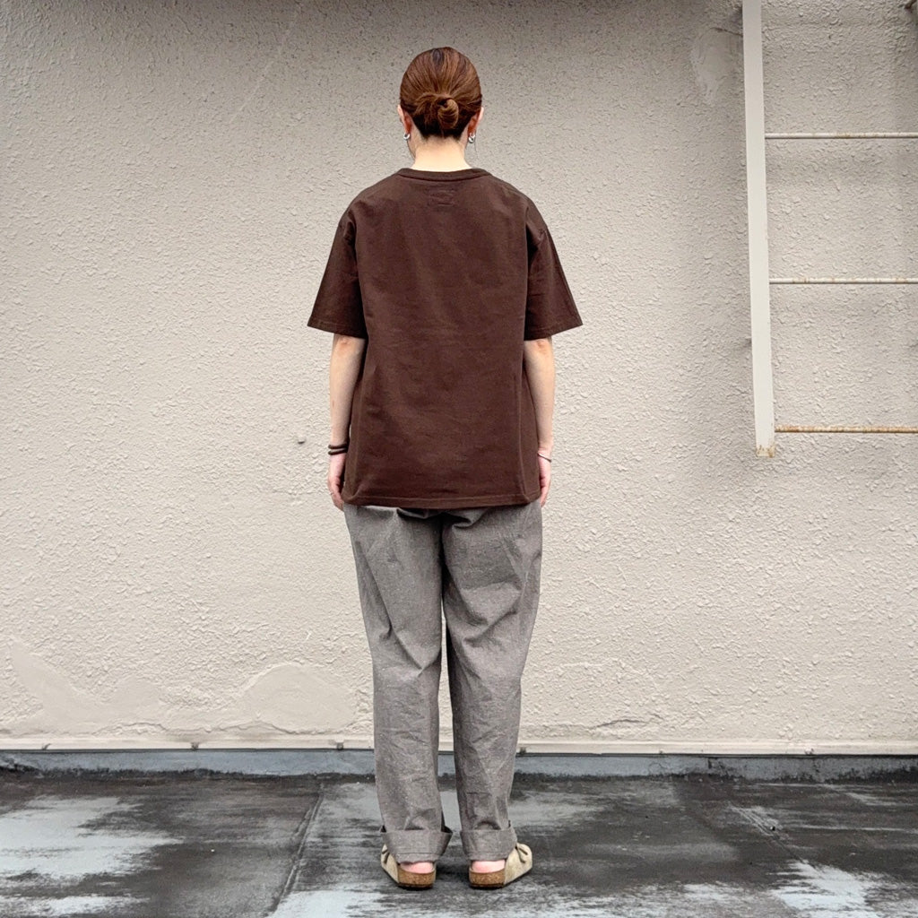 THE NORTH FACE PURPLE LABEL : 8oz Field Pocket Tee (Brown)