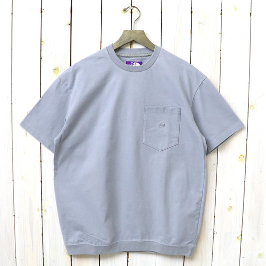 THE NORTH FACE PURPLE LABEL : High Bulky Pocket Tee (Light Gray)