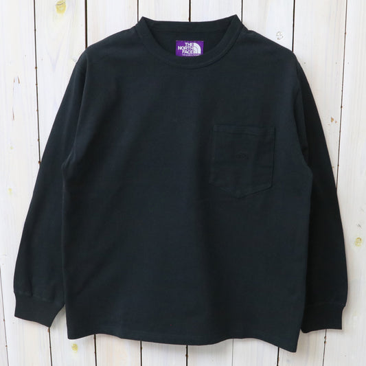 THE NORTH FACE PURPLE LABEL : 8oz Field Long Sleeve Pocket Tee (Black)