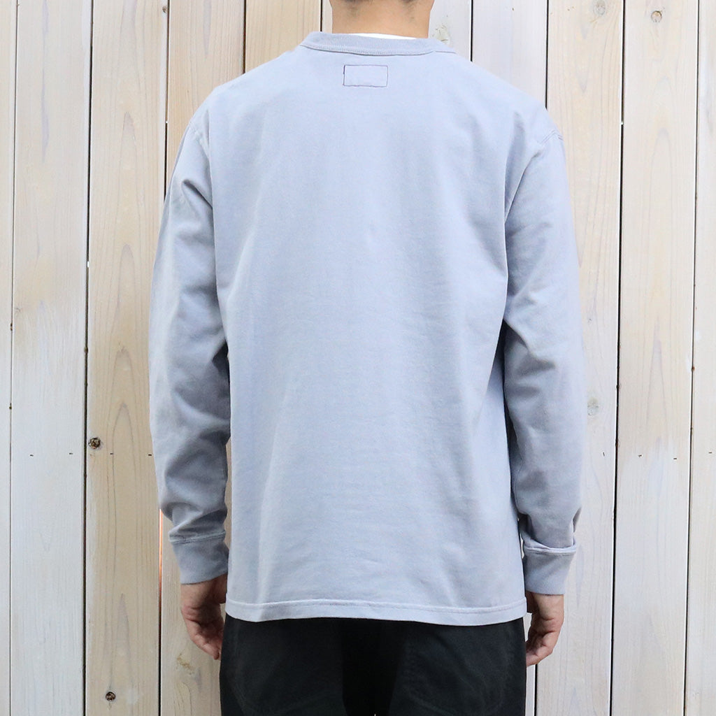 THE NORTH FACE PURPLE LABEL : 8oz Field Long Sleeve Pocket Tee (Light Gray)